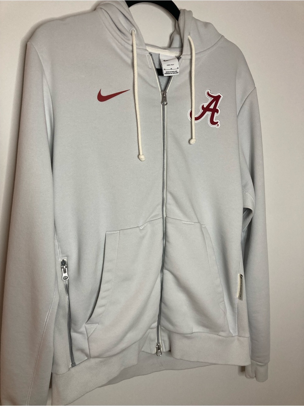 Nike Light Gray Alabama 'A' Logo Full-Zip Hoodie - Picture 2 of 7